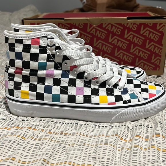Vans Shoes - Checkered High Top Vans